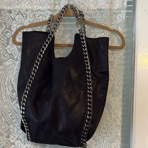 Stella McCartney-Falabella Vegan Suede Handbag with Duster